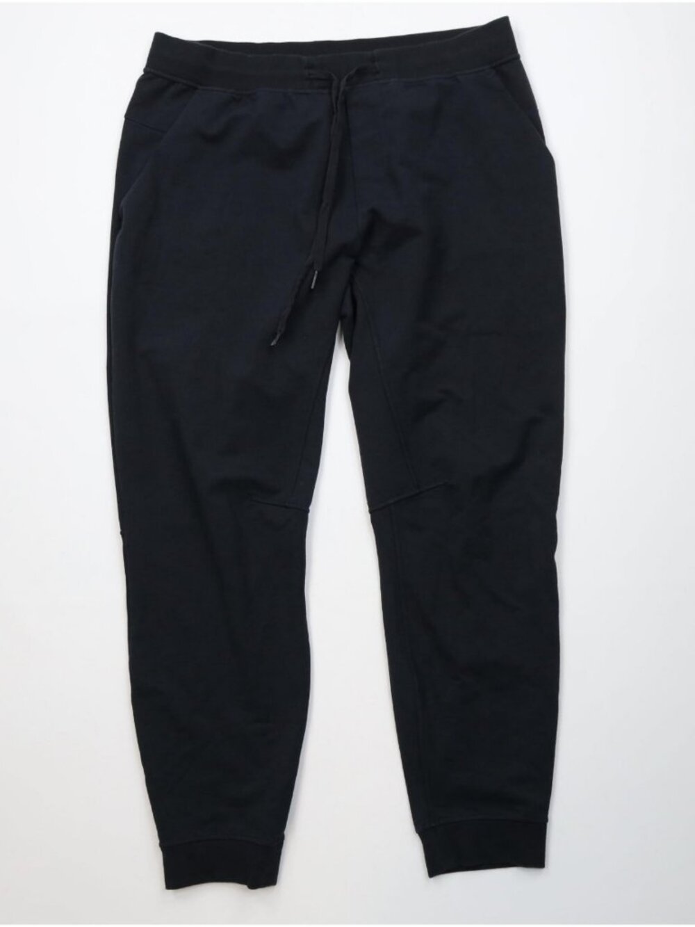Lululemon Mens XL Faded City Sweat Cuffed Yoga Running Sweatpants Joggers Black